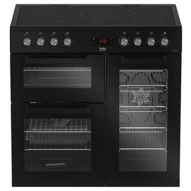 Beko KDVC90K 90cm Electric Range Cooker - Black