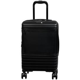 IT Hard Expandable 8 Wheel Cabin Suitcase - Black