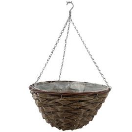 Terrastyle 35cm Rattan Hazel Hanging Basket