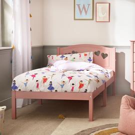 Argos Home Mia Single Bed Frame - Pink