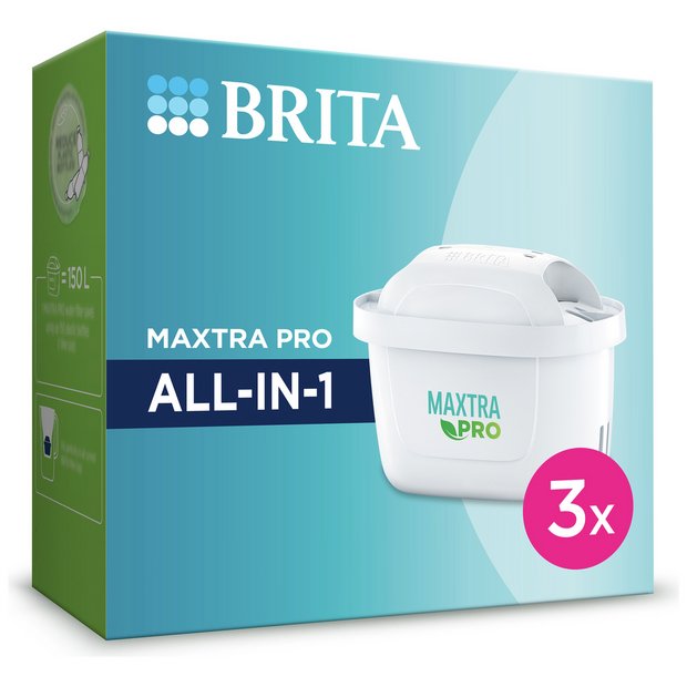 BRITA Marella XL Water Filter Jug 3.5L, Includes 3 x MAXTRA+ Filter  Cartridges White/Blue