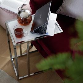 Argos Home Boutique C Shaped Table - Marble Effect