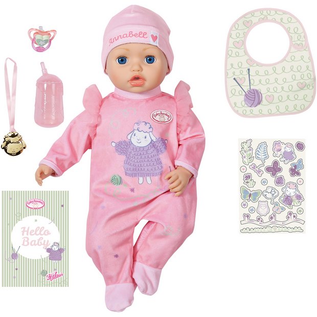 Argos baby store annabell brother