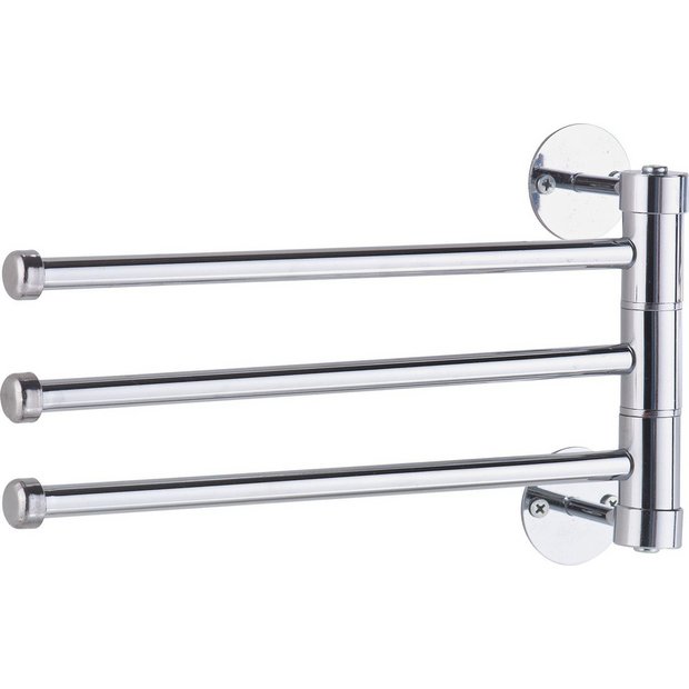 Buy HOME Wall Mounted Towel Rail Chrome at Argos.co.uk Your Online Shop for Towel rails and