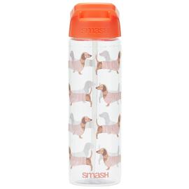 Smash Sausage Dog Orange Sipper Water Bottle - 700ml