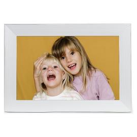 AURA Carver 10.1 Inch Digital Photo Frame - White