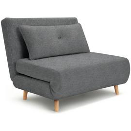 Habitat Roma Small Double Fabric Chairbed - Grey