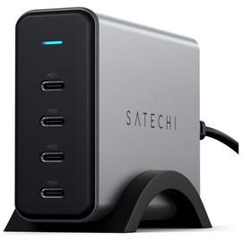SATECHI 165W Type C PD Wall Charger - Black & Silver