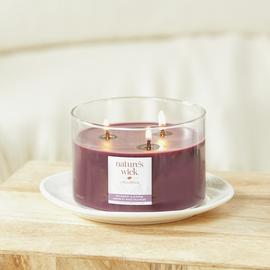 Natures Wick Large Multi Wick Candle - Wildberry & Jasmine