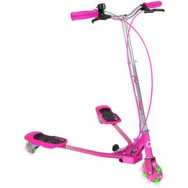 EVO Light Up V-Flex Foldable Scooter - Pink