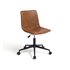 Argos Home Joey Faux Leather Office Chair - Tan