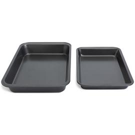 Habitat 2 Piece Non stick Carbon Steel Roaster Set