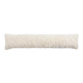 Habitat Faux Shearling Draught Excluder - Oatmeal