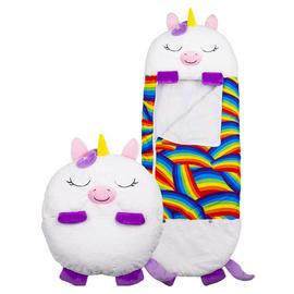 Happy Nappers 280 GSM White Unicorn Large Sleeping Bag