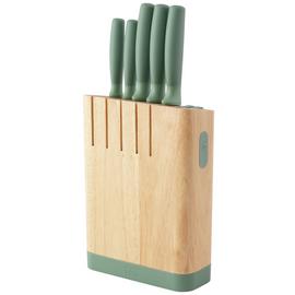 BergHOFF Leo Forest 6 Piece Knife Block Set - Green