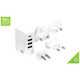 Juice USB-A and USB-C Travel Universal Charger - White