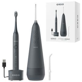 Ordo Sonic+ Toothbrush & Hydro Sonic Water Flosser- Grey