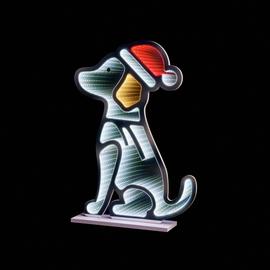 Premier Decorations Christmas Sitting Dog Mirror Decoration