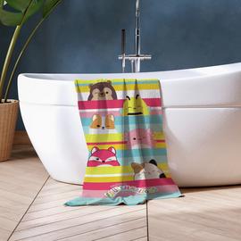 Squishmallows Stripes Towel - Multicoloured - 70x140cm