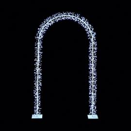 Premier Decorations White Arch Christmas Decoration