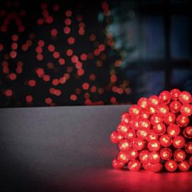 Premier Decorations 100 Red LED Christmas Pearl Berry Lights