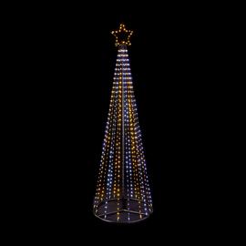 Premier Decorations 7ft Pyramid LED Christmas Tree