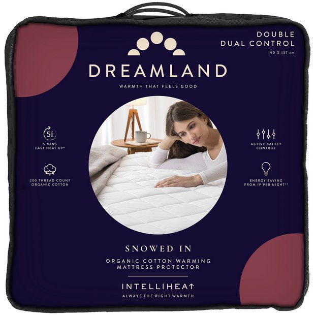 Buy Dreamland Intelliheat Dual Control Mattress Protector Double