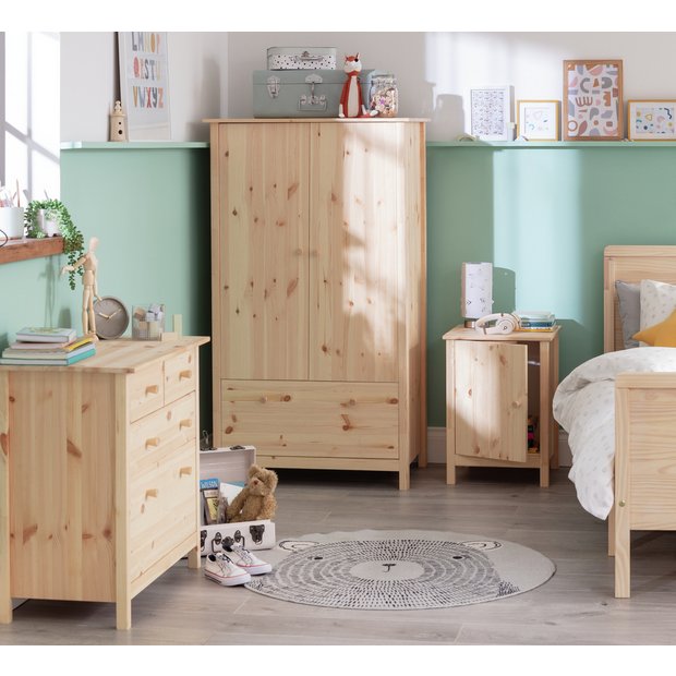 Buy Argos Home Kids Scandinavia 3 Piece 2 Door Wardrobe Set Pine