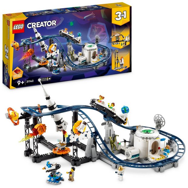 Buy LEGO Creator 3in1 Space Roller Coaster Funfair Set 31142