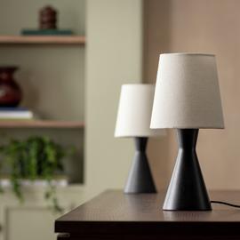 Habitat Modern Wood Table Lamp Pair