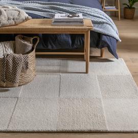 Habitat Checkerboard Wool Cut Pile Rug