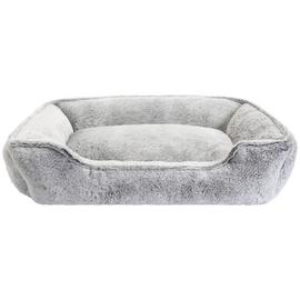 Plush Dog Box Bed - Large