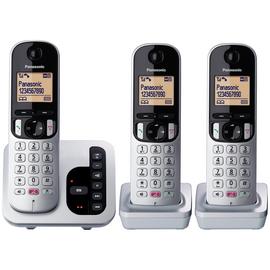 Panasonic KXTGC263ES Cordless Phone w/ Answer Machine Triple