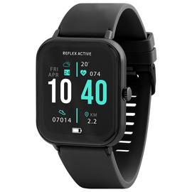 Reflex Active Series 23 Black Strap Smart Watch