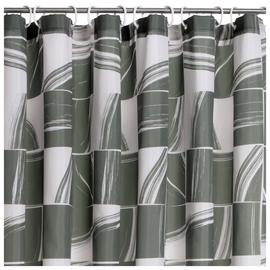 Habitat Mark Making Print Shower Curtain