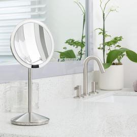 Simplehuman Fold Beauty Sensor Mirror 10x Magnified- Brushed