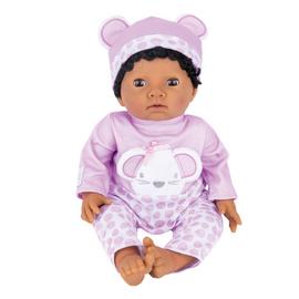 Tiny Treasures Baby Doll in Purple Mouse Outfit- 17inch/44cm