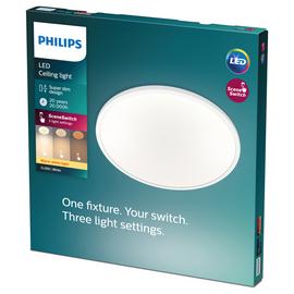 Philips Superslim Indoor Luminaire Flush Ceiling Light-White