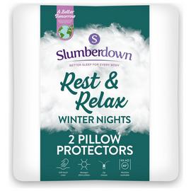 Slumberdown Rest & Relax Pillow Protectors - 2 Pack