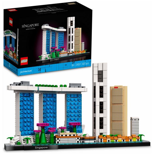 Buy LEGO Architecture Singapore Model Kit for Adults 21057 LEGO