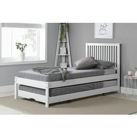 Birlea Buxton Single Bed Frame With Trundle - White