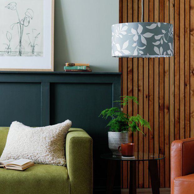 Green lampshade deals for floor lamp