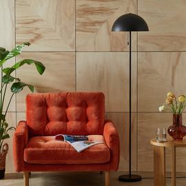 Habitat Modern Mushroom Floor Lamp - Black