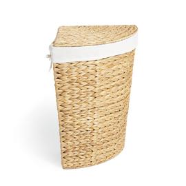 Habitat Corner Water Hyacinth Laundry Basket - Natural