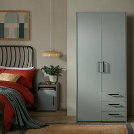 Habitat Oldham 2 Door 3 Drawer Wardrobe