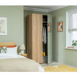 Habitat Atlas 2 Door Mirror Wardrobe - Oak
