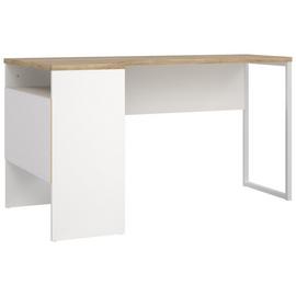 Tvilum Function Plus 2 Drawer Office Desk- White & Oak