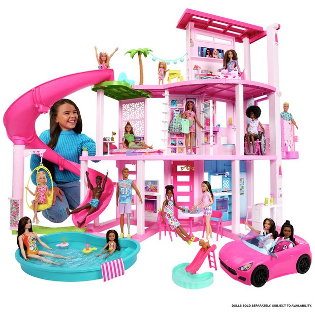 Buy Barbie DreamHouse Dolls House, Playset, and Accessories, Doll houses