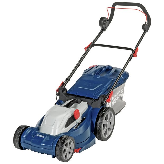 Buy Black + Decker 38cm Corded Rotary Lawnmower - 1600W, Lawnmowers