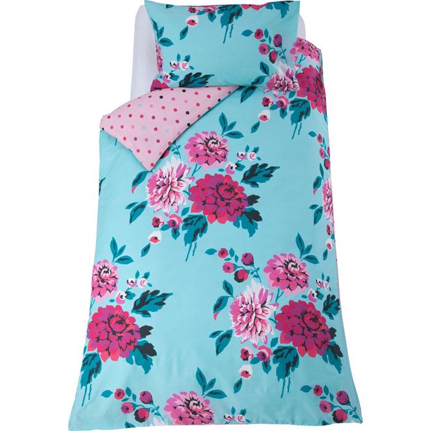 Buy HOME Liberty Blue Bold Floral Bedding Set Single at Argos.co.uk